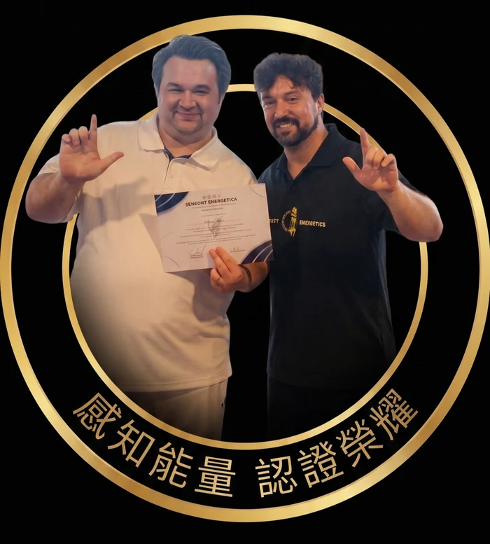 Ricardo Obón recibiendo su certificación internacional de Sensory Energetics